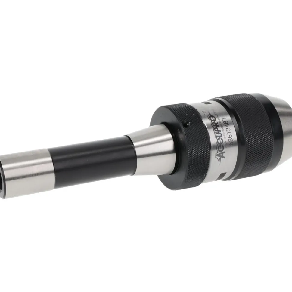 Drill Chuck: 1/8 to 5/8" Capacity, Integral Shank Mount, R8