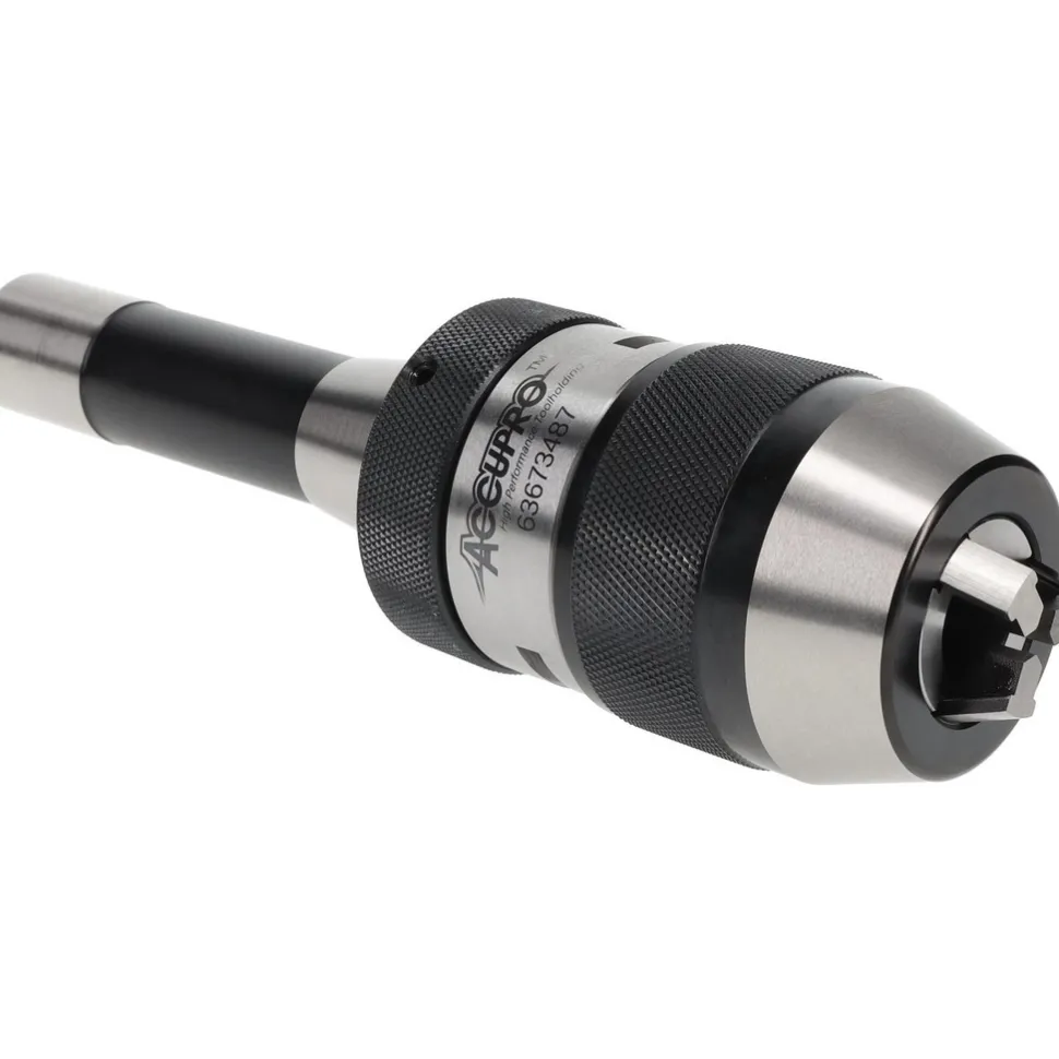 Drill Chuck: 1/8 to 5/8" Capacity, Integral Shank Mount, R8