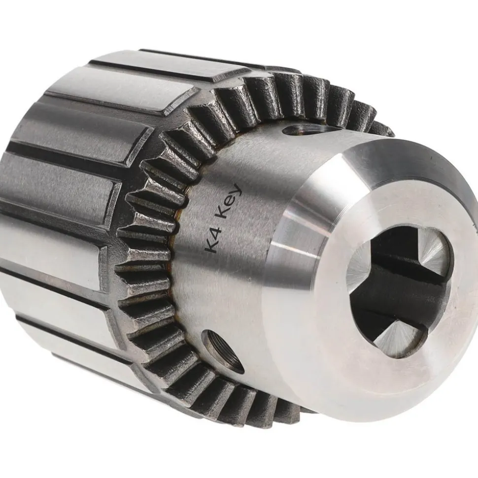Drill Chuck: 3/16 to 3/4" Capacity, Tapered Mount, JT4
