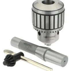 Drill Chuck: 1/8 to 3/4" Capacity, Tapered Mount, JT4