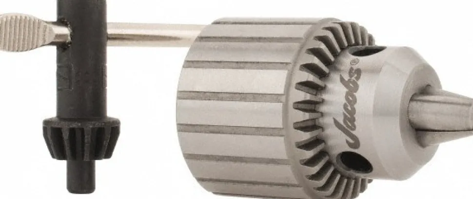 Drill Chuck: 0 to 1/4" Capacity, Threaded Mount, 3/8-24 in