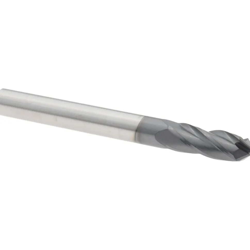 Drill Mill: 1/4" Dia, 3/4" LOC, 4 Flutes, 90 ° Point, Solid Carbide