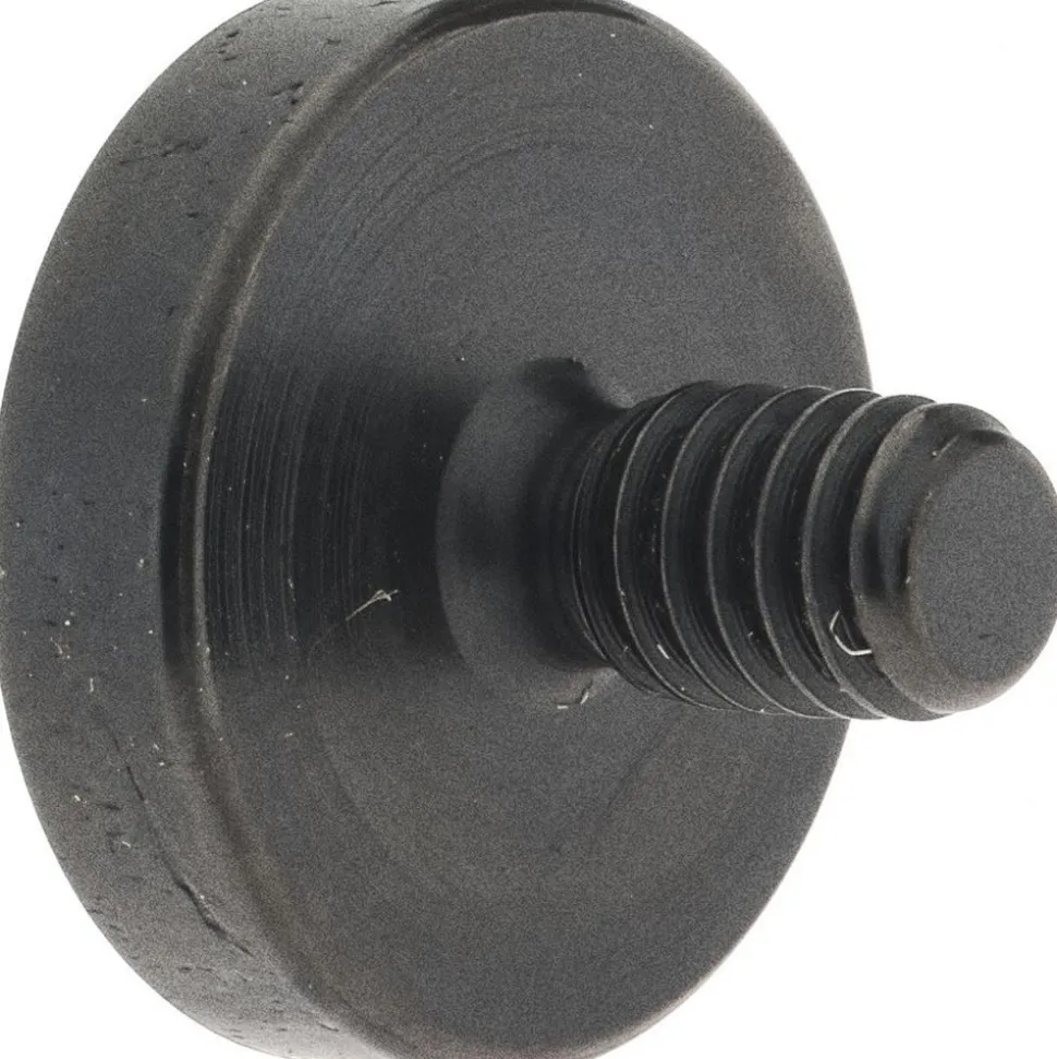 Drop Indicator Flat Button Contact Points: #4-48 Thread, 0.0940" Point Length, Black Oxide Steel