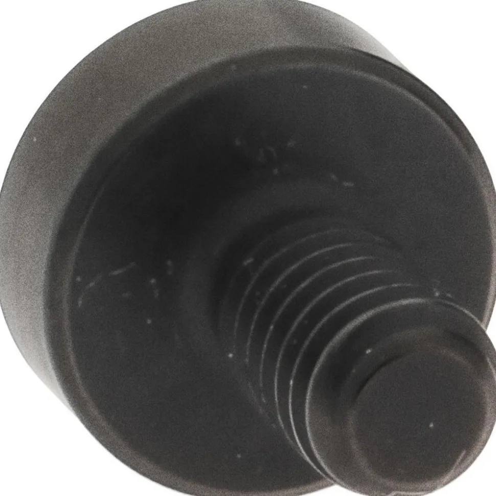 Drop Indicator Flat Button Contact Points: #4-48 Thread, 0.0940" Point Length, Black Oxide Steel