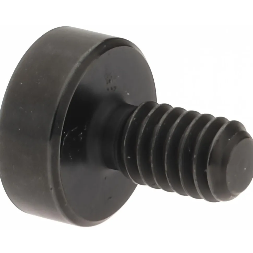 Drop Indicator Flat Button Contact Points: #4-48 Thread, 0.0940" Point Length, Black Oxide Steel
