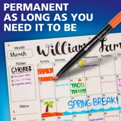 Dry Erase Markers & Accessories: Color: Black; Tip Type: Ultra Fine; Marker Cap: Capped