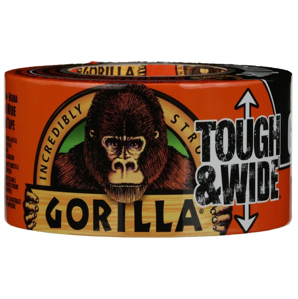 Duct Tape: 2-7/8" Wide, 75' Long, 17 mil Thick, Polyethylene Cloth