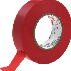 Electrical Tape: 3/4" Wide, 60' Long, 6 mil Thick, Red