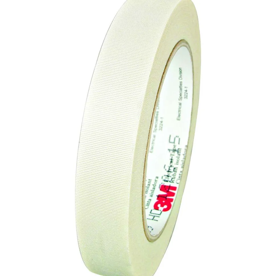 Electrical Tape: 3/4" Wide, 66' Long, 7 mil Thick, White