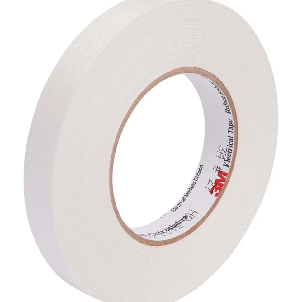 Electrical Tape: 3/4" Wide, 66' Long, 7 mil Thick, White