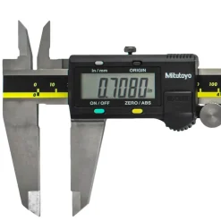 Electronic Caliper: 300.00 mm, 12", 0.01 mm, 0.0005" Resolution, +/-0.03 mm, +/-0.0015" Accuracy, Calibrated, Stainless Steel