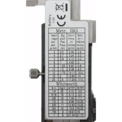 Electronic Caliper: 200.00 mm, 8", 0.0100 mm, 0.0005" Resolution, +/-0.03 mm, +/-0.0015" Accuracy, Stainless Steel