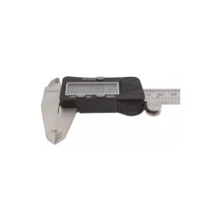 Electronic Caliper: 150.00 mm, 6", 0.0100 mm, 0.0005" Resolution, +/-0.02 mm, +/-0.0010" Accuracy, Steel