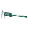 Electronic Caliper: 150.00 mm, 6", 0.01 mm, 0.0005" Resolution, +/-0.02 mm, +/-0.0010" Accuracy, Data Output, Stainless Steel