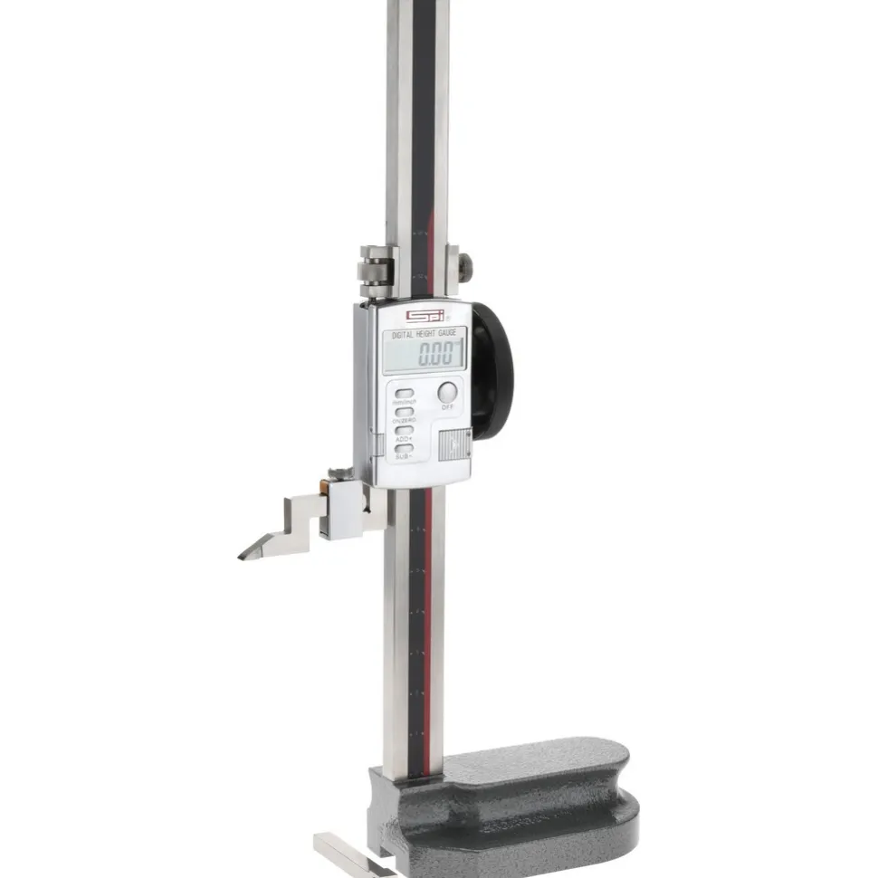 Electronic Height Gage: 12" Max, 0.0005" Resolution, 0.0100 micron Resolution, 0.001500" Accuracy