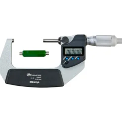 Electronic Outside Micrometer: 50.80 mm to 3", Solid Carbide Face, IP65