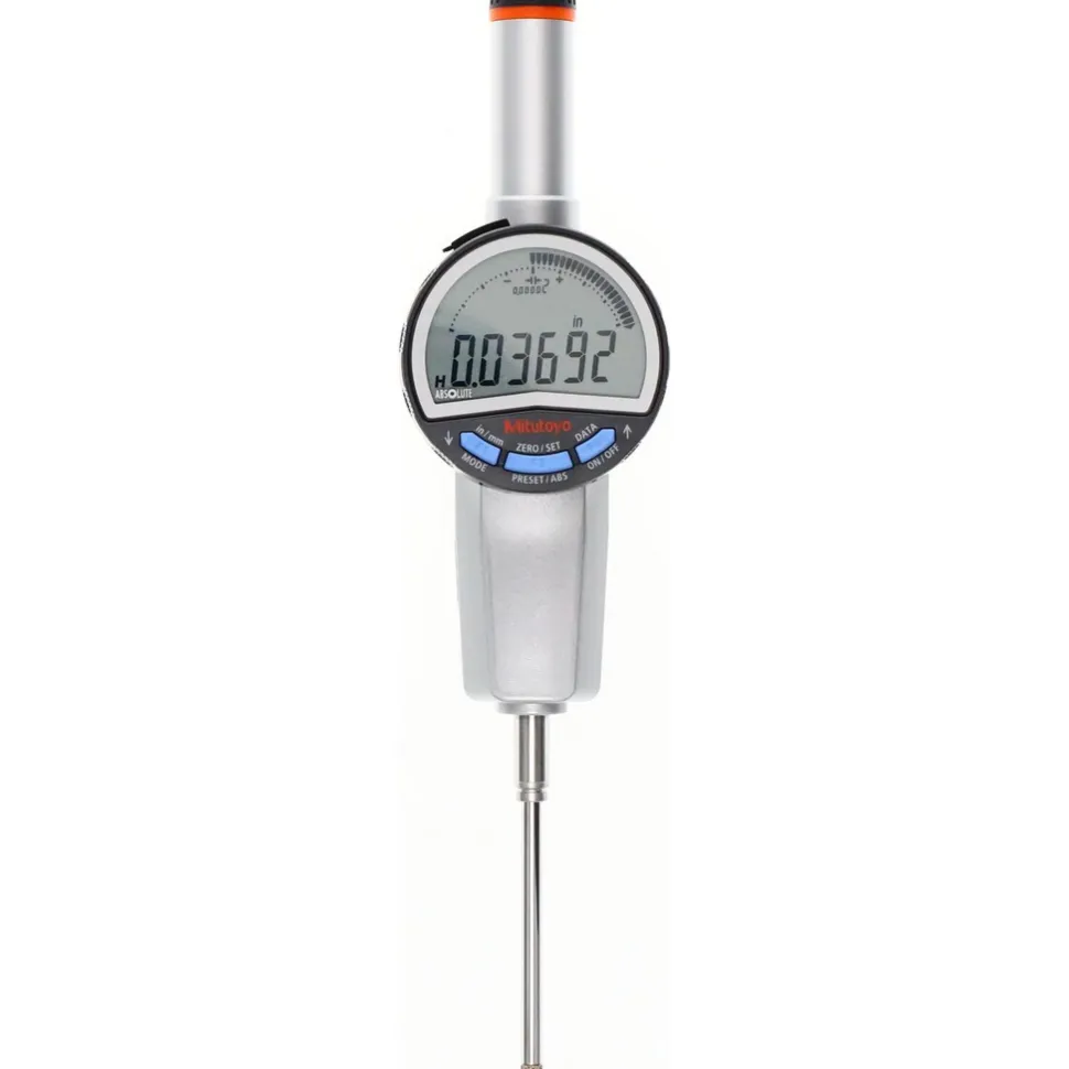 Electronic Test Indicator: 50.80 mm Max, 0.005mm Accuracy, Carbide Contact Point