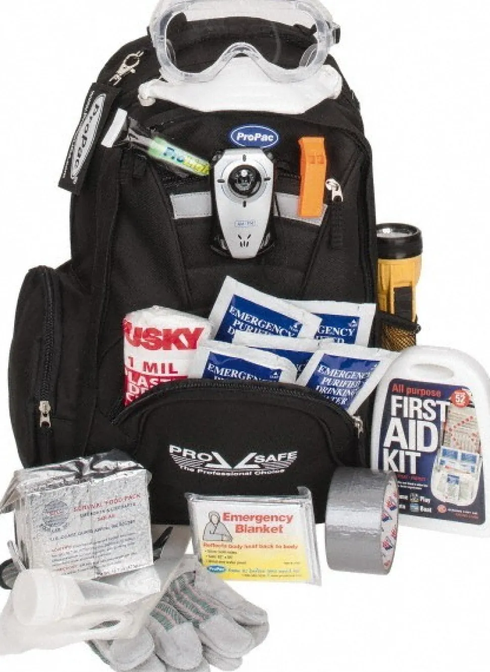 Emergency Prep Kits: Kit Type: Earthquake Survival; Container Type: Backpack