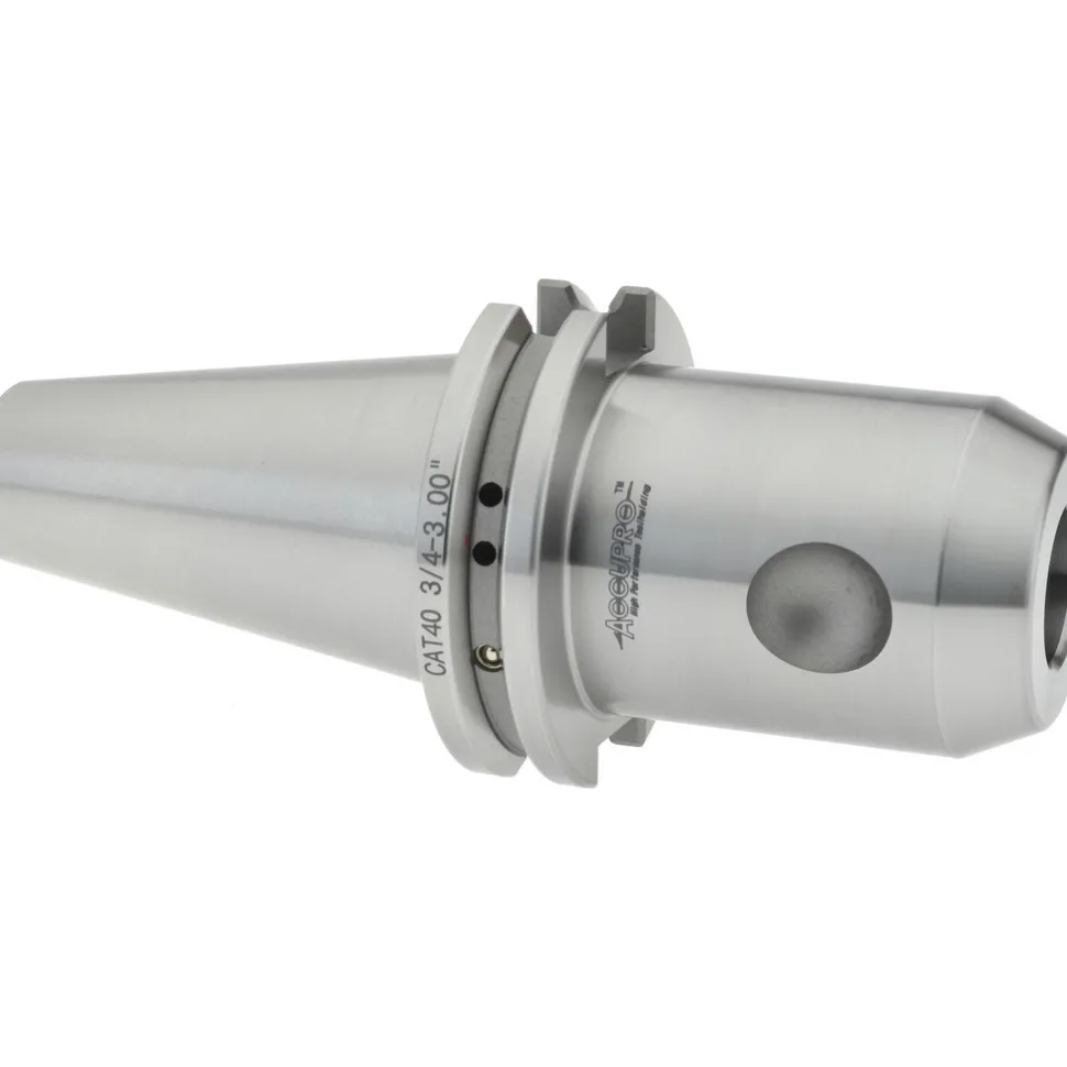 End Mill Holder: CAT40 Taper, Taper Shank, 3/4" Hole Dia