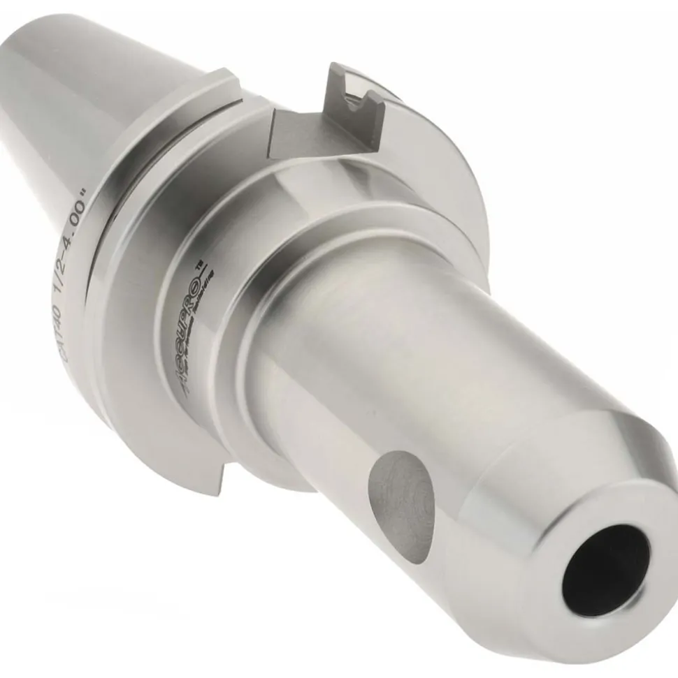 End Mill Holder: CAT40 Taper, Taper Shank, 1/2" Hole Dia