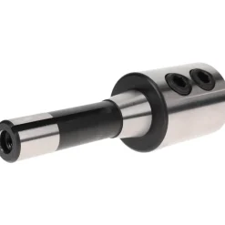 End Mill Holder: R8 Taper, Taper Shank, 1" Hole Dia