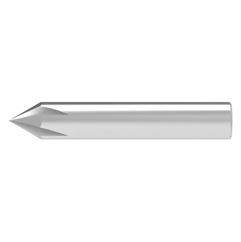 Engraving Cutters: Cutter Diameter (Decimal Inch): 0.1600; Cutter Diameter (mm): 4.00; Point Shape: Pointed