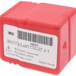 ER Collet: ER32, 8.00 mm Collet Size, Coolant, Sealed