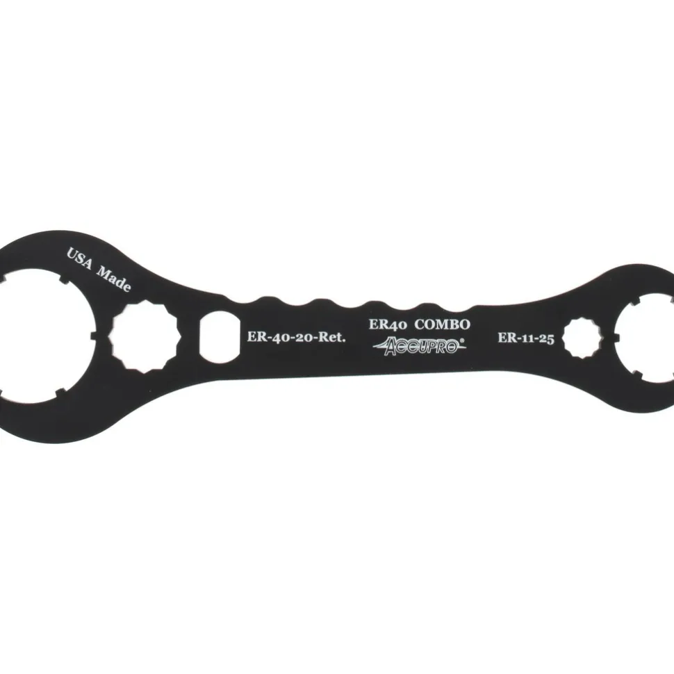 ER11, ER20, ER25 & ER40 Collet Chuck Wrench: Spanner, Use with Collet Chucks, Pull Studs & Retention Knobs