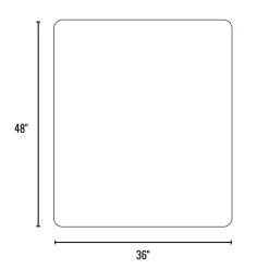 EverLife 36" x 48" Chair Mat for Hard Floors