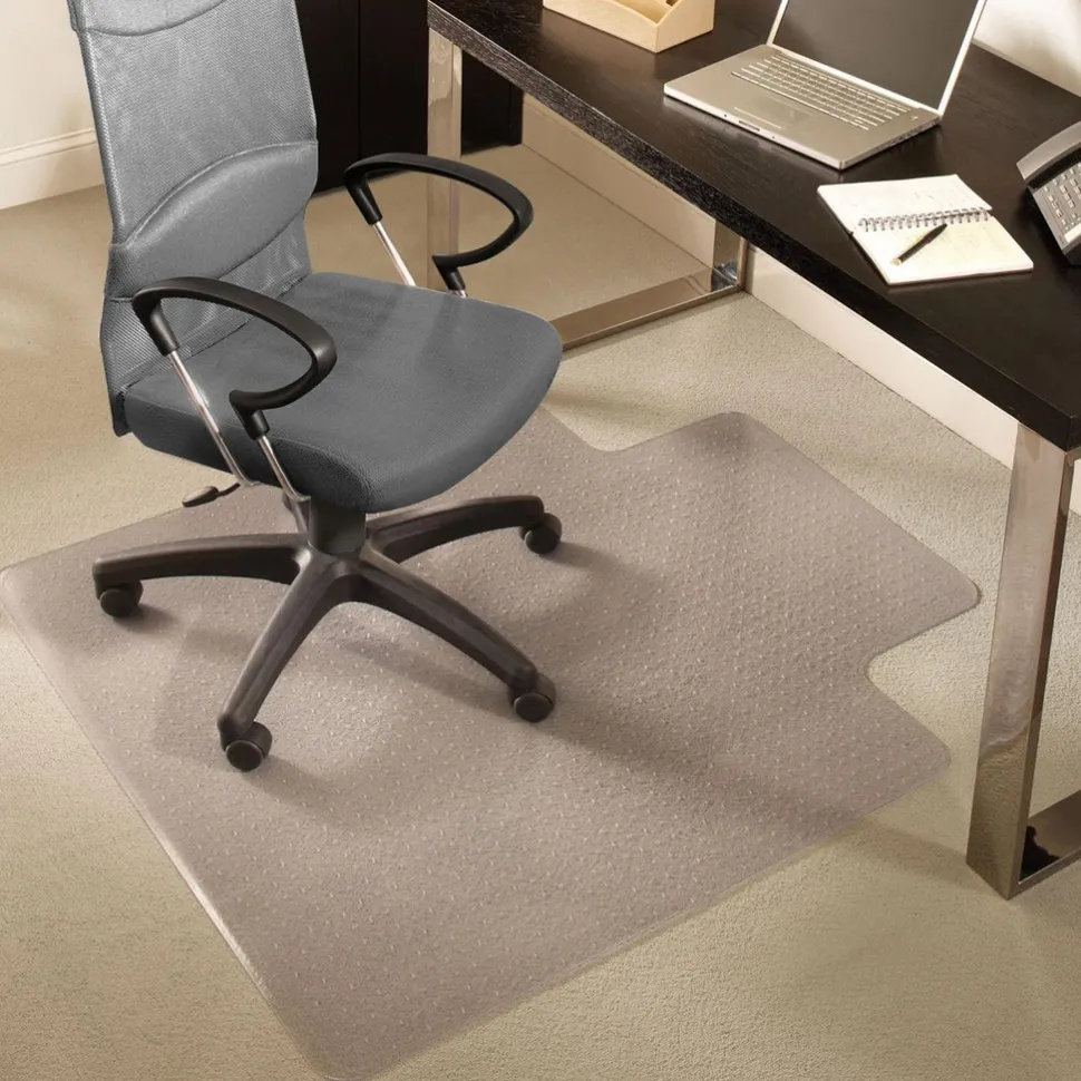 EverLife 36" x 48" Chair Mat with Lip for Medium Pile Carpet