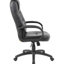 Executive High Back Chair Task Chair: PU Leather, 23-1/2