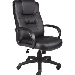 Executive High Back Chair Task Chair: PU Leather, 23-1/2