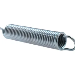 Extension Spring: 0.64" OD, 26.4 lb Max Load, 5.87" Extended Length, 0.08" Wire Dia