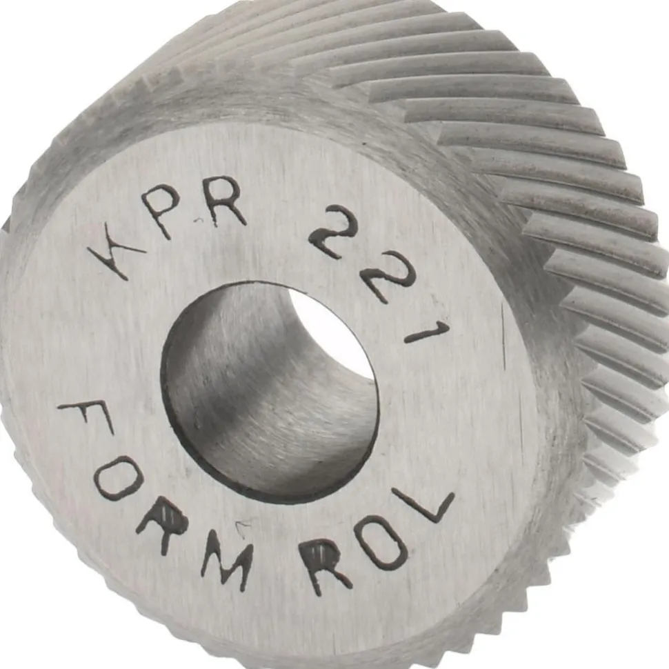 3/8" Face Width, 3/4" Dia, High Speed Steel Knurl Wheel Set
