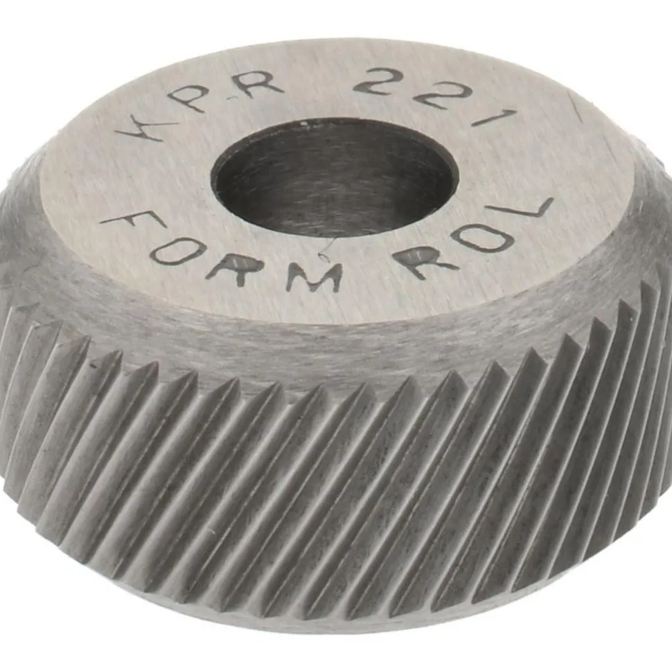 3/8" Face Width, 3/4" Dia, High Speed Steel Knurl Wheel Set