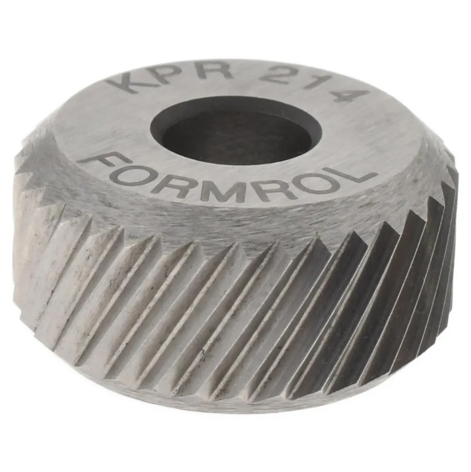 3/8" Face Width, 3/4" Dia, High Speed Steel Knurl Wheel Set