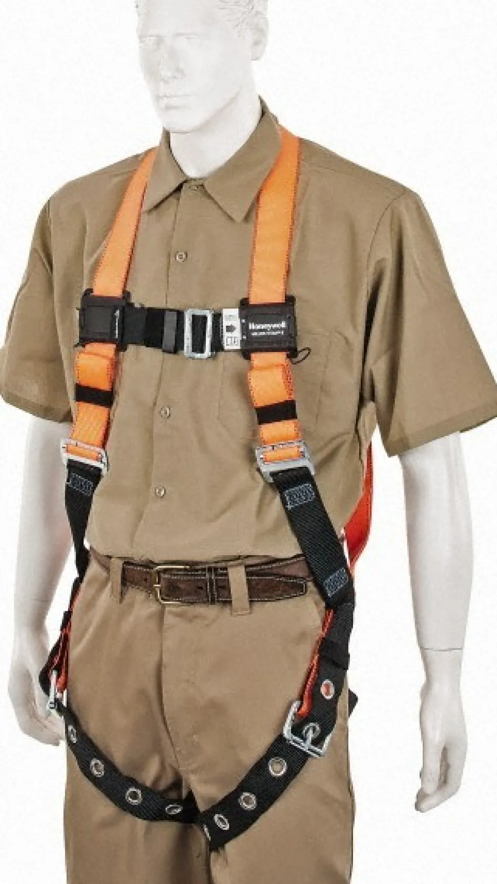 Fall Protection Harnesses: 400 Lb, Construction Style, Size Universal, Polyester