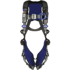Fall Protection Harnesses: 420 Lb, Vest Style, Size X-Large, For Climbing, Back & Front