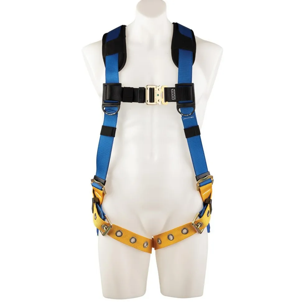 Fall Protection Harnesses: 400 Lb, Single D-Ring Style, Size Medium & Large, For General Industry, Back