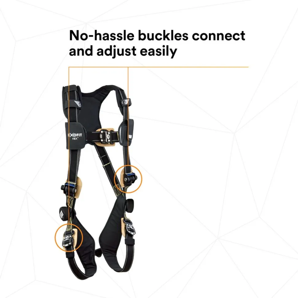 Fall Protection Harnesses: 420 Lb, Arc Flash Style, Size Large