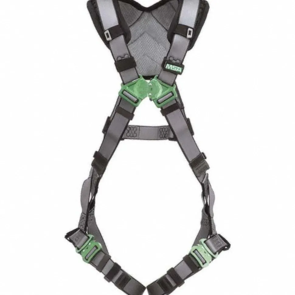 Fall Protection Harnesses: 400 Lb, Vest Style, Size Standard, Polyester