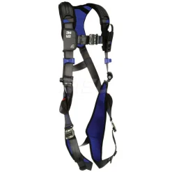 Fall Protection Harnesses: 420 Lb, Vest Style, Size 3X-Large, For General Purpose, Back