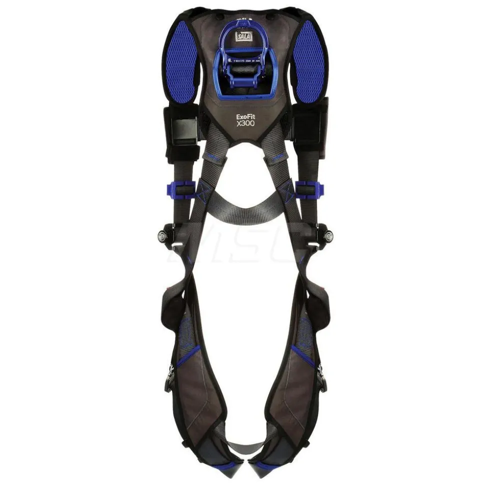 Fall Protection Harnesses: 420 Lb, Vest Style, Size Medium, For General Purpose, Polyester, Back