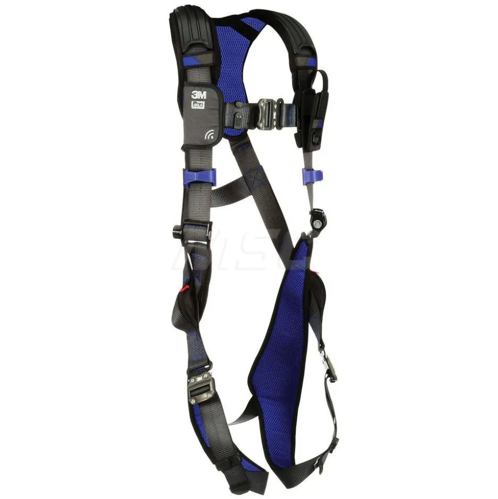 Fall Protection Harnesses: 420 Lb, Vest Style, Size Medium, For General Purpose, Polyester, Back