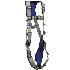 Fall Protection Harnesses: 420 Lb, Vest Style, Size 2X-Large, For General Purpose, Back