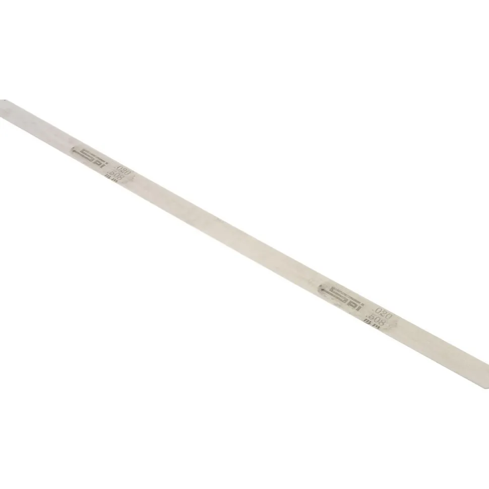 Feeler Gage: 0.02" Thick, 0.5" Wide, 12" Long