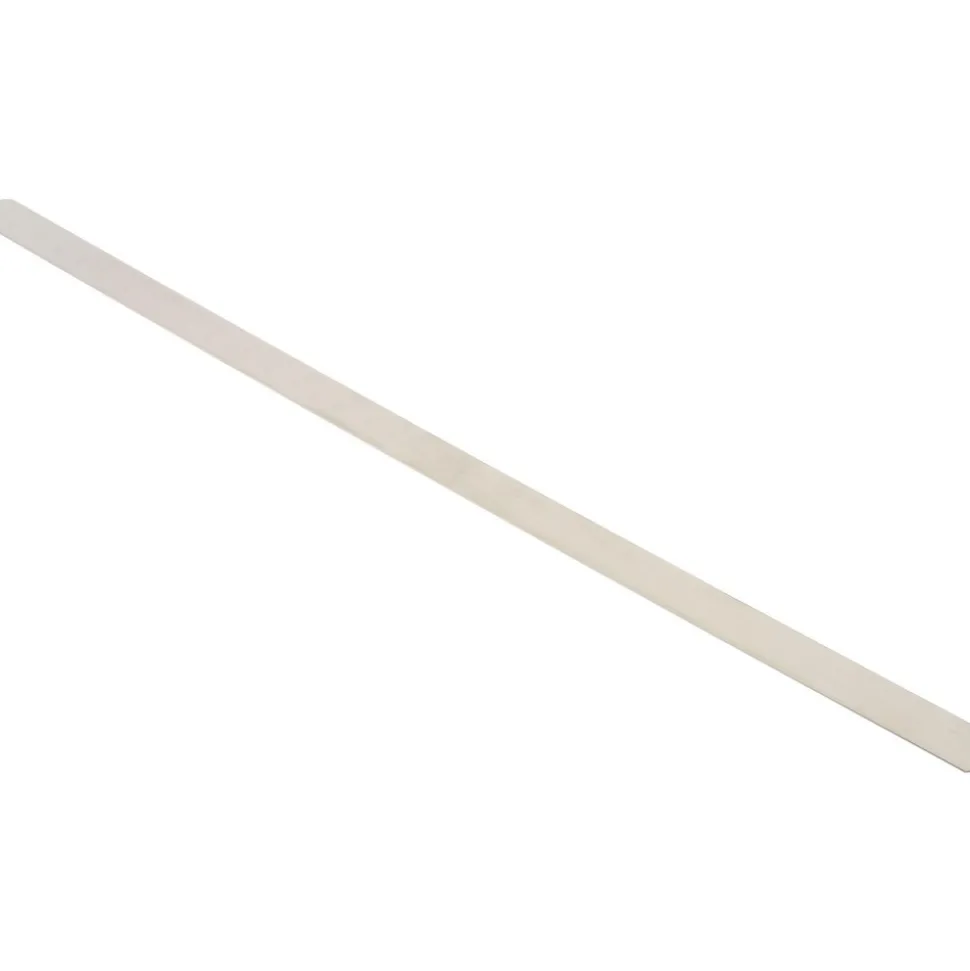 Feeler Gage: 0.025" Thick, 0.5" Wide, 12" Long