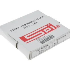 Feeler Stock Roll: 0.005" Thick, 1/2" Wide, 25' Long, High Carbon Steel