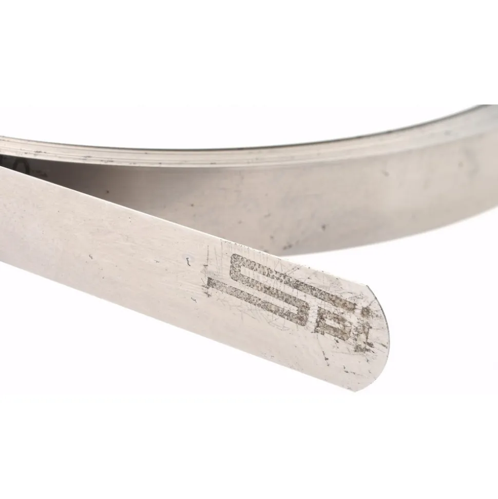 Feeler Stock Roll: 0.01" Thick, 1/2" Wide, 25' Long, High Carbon Steel