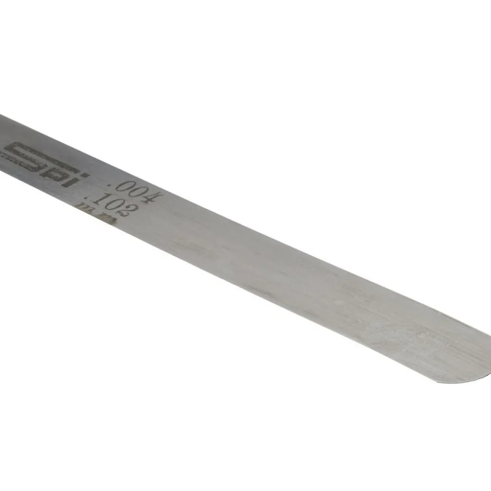 Feeler Stock Roll: 0.004" Thick, 1/2" Wide, 25' Long, High Carbon Steel